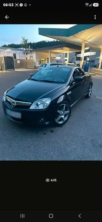 Gebraucht Opel Tigra 90 PS (66 kW) 2008 Schwarz Cabrio