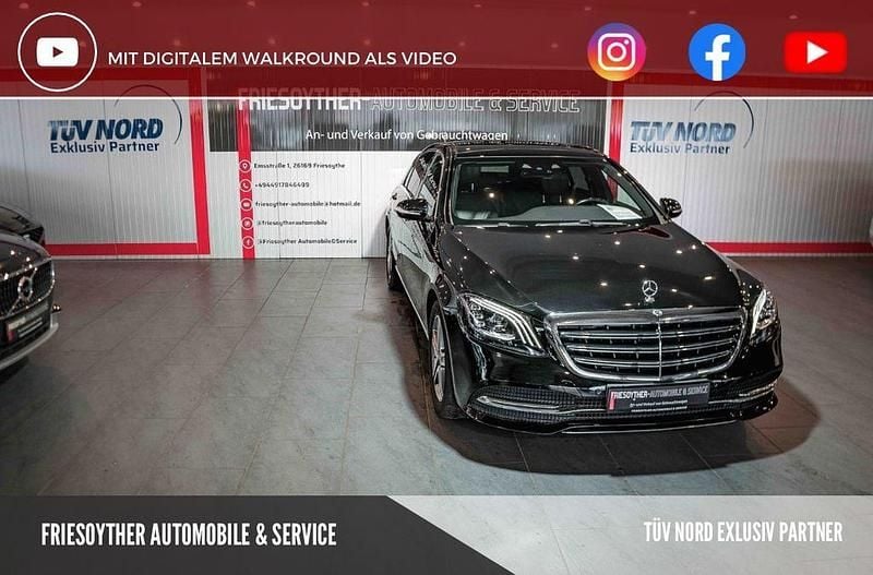 Schwarz Gebraucht 2018 Mercedes S350 Limousine | 41.990 € (Superpreis) - Bild 1/4