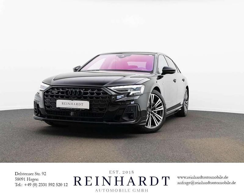 Mythosschwarz metallic Gebraucht 2022 Audi A8 S-Line Limousine | 56.170 € (Guter Preis) - Bild 1/1