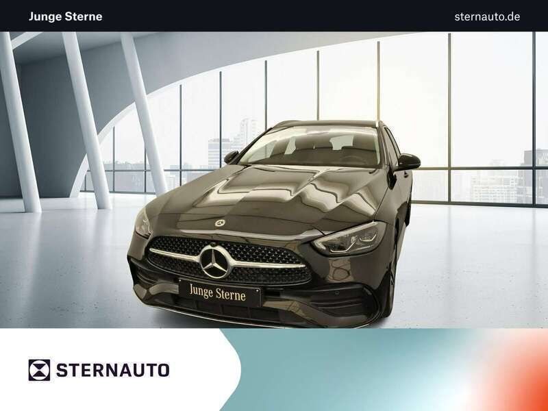 Lack obsidianschwarz Gebraucht 2022 Mercedes C200 Advanced Kombi | 34.986 € (Fairer Preis) - Bild 1/4