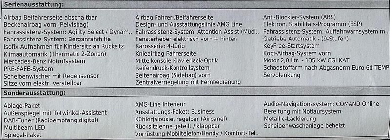 Gebraucht Mercedes E200 AMG line 2019 Schwarz Limousine