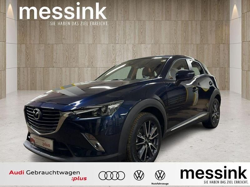 Blau Gebraucht 2018 Mazda CX-3 Sports-Line SUV | 14.850 € (Superpreis) - Bild 1/4