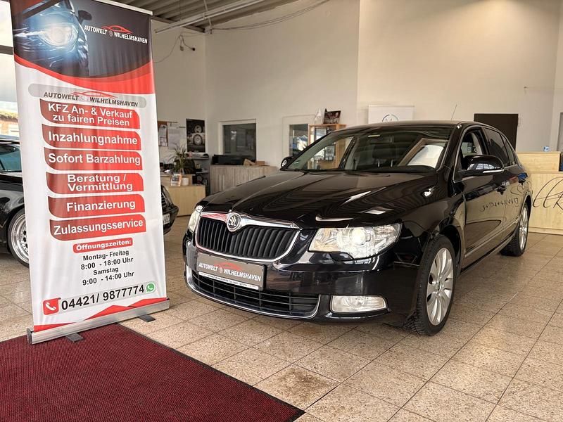 Gebraucht Skoda Superb 170 PS (125 kW) 2009 Schwarz Limousine