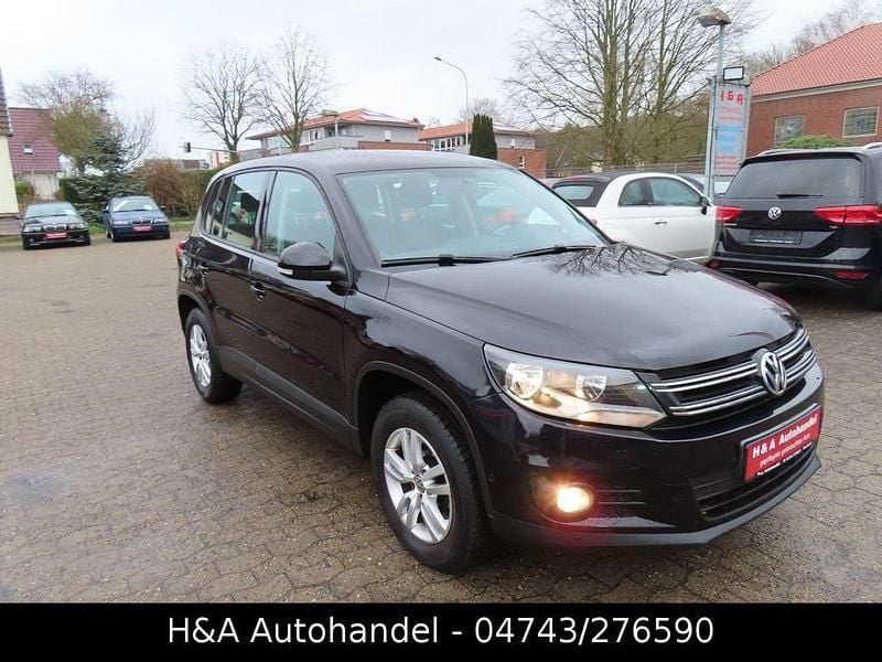 Gebraucht VW Tiguan Trendline 110 PS (80 kW) 2012 Schwarz SUV
