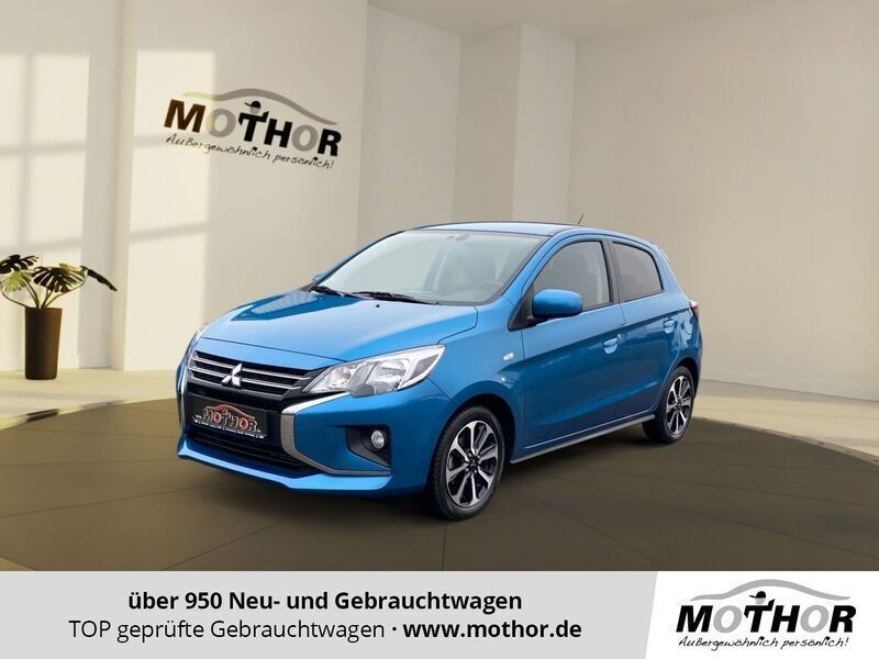 Blau Gebraucht 2023 Mitsubishi Space Star Select+ Kleinwagen | 15.277 € (Fairer Preis) - Bild 1/4