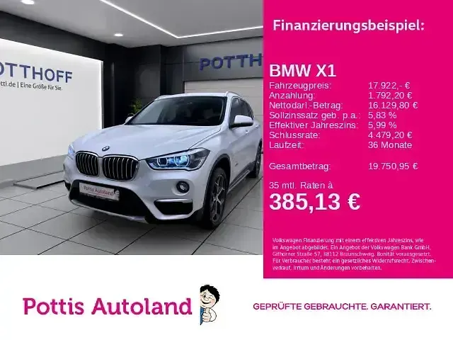 Gebraucht BMW X1 xLine 140 PS (102 kW) 2018 SUV