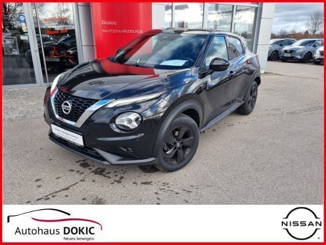 Black metallic Gebraucht 2020 Nissan Juke N-Connecta SUV | 18.400 € (Etwas zu teuer) - Bild 1/4