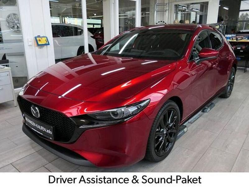 Gebraucht Mazda 3 Exclusive 186 PS (136 kW) 2023 Rot Limousine