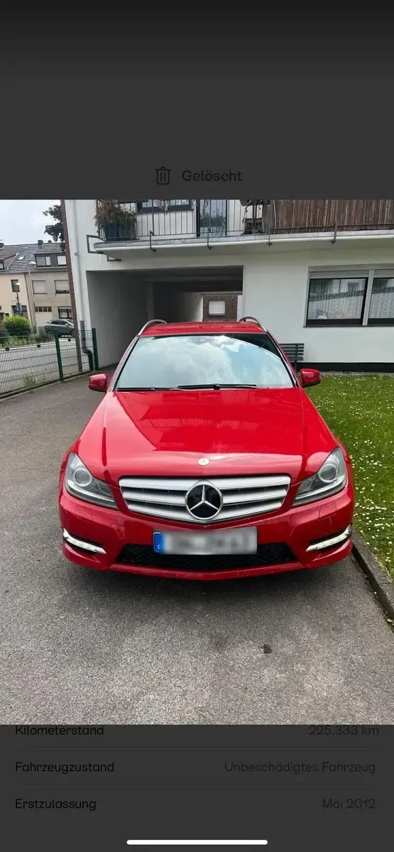 Gebraucht Mercedes C350 Avantgarde 265 PS (194 kW) 2012 Rot Kombi