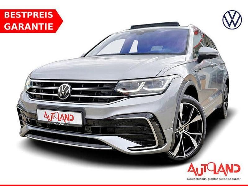 Pyrit silber metallic (metallic) Gebraucht 2022 VW Tiguan Allspace R-line SUV | 40.950 € (Teuer) - Bild 1/4