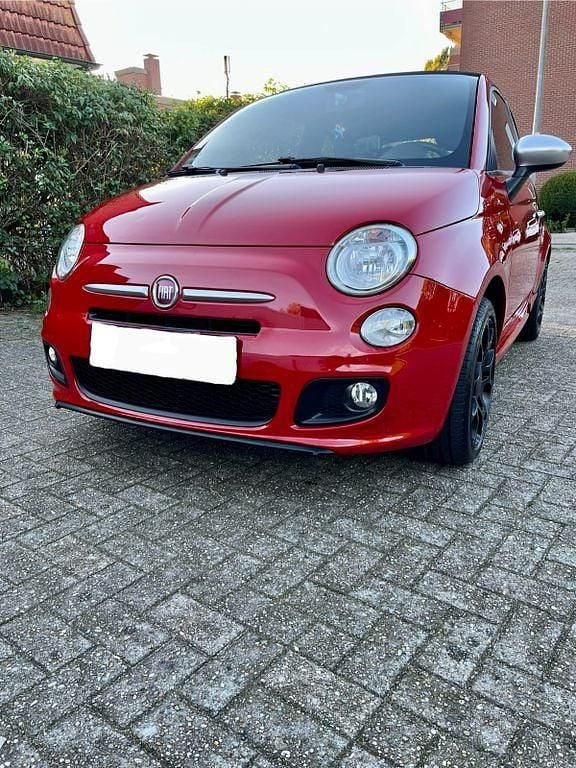 Rot Gebraucht 2015 Fiat 500C Sport Cabrio | 7.600 € (Guter Preis) - Bild 1/4