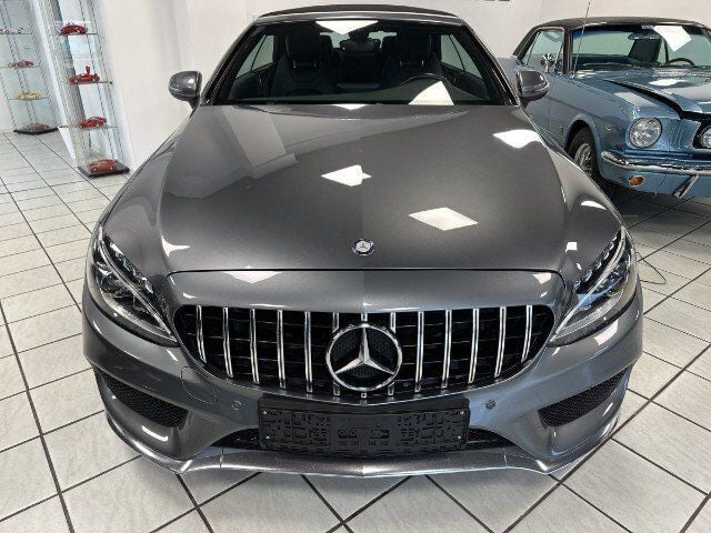 Grau metallic Gebraucht 2016 Mercedes C200 AMG line Cabrio | 26.900 € (Teuer) - Bild 1/4