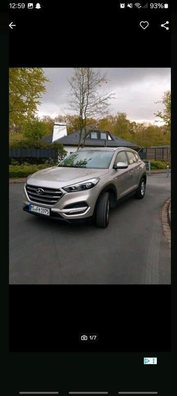 Grau Gebraucht 2018 Hyundai Tucson SUV | 15.000 € (Guter Preis) - Bild 1/4
