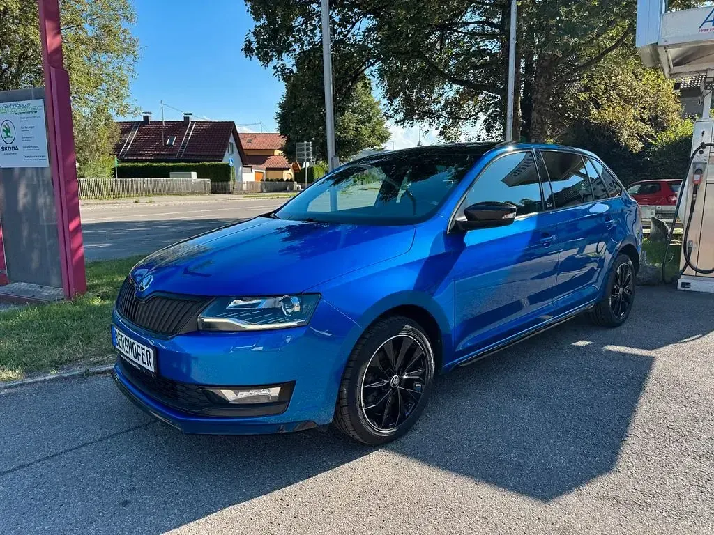 Gebraucht Skoda Rapid Monte Carlo 110 PS (80 kW) 2019 Blau Kleinwagen