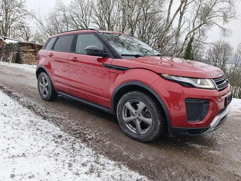 Rot Gebraucht 2017 Land Rover Range Rover evoque SE Dynamic SUV | 15.760 € (Superpreis) - Bild 1/4