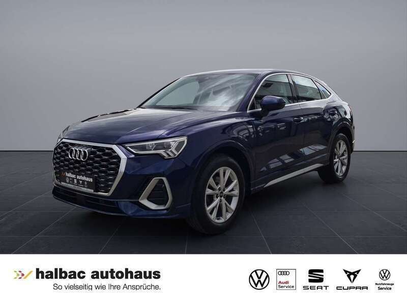 Navarrablau metallic Gebraucht 2021 Audi Q3 Sportback S-Line SUV | 31.820 € (Guter Preis) - Bild 1/4