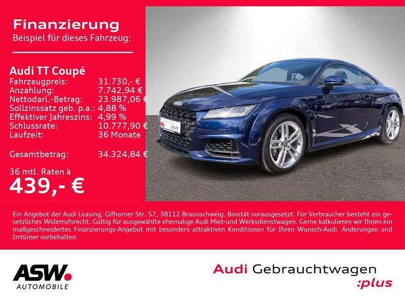 Navarrablau metallic Gebraucht 2021 Audi TT Sport Coupé | 31.730 € (Etwas zu teuer) - Bild 1/4