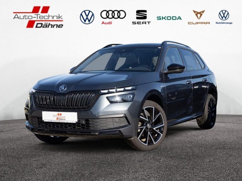 Grau / quarzgrau met. Gebraucht 2021 Skoda Kamiq Monte Carlo SUV | 23.480 € (Fairer Preis) - Bild 1/4