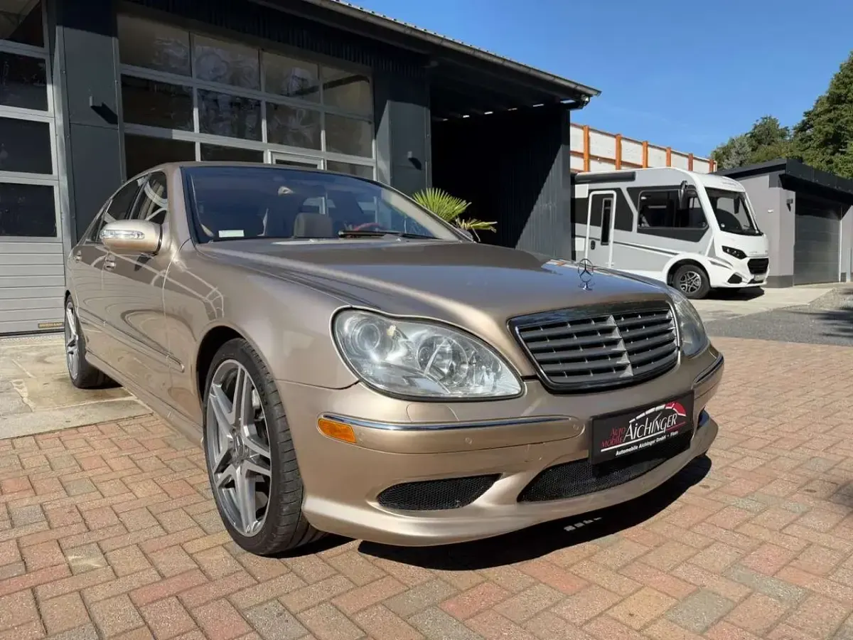 Gebraucht Mercedes S600L AMG 500 PS (367 kW) 2003 Gold Limousine