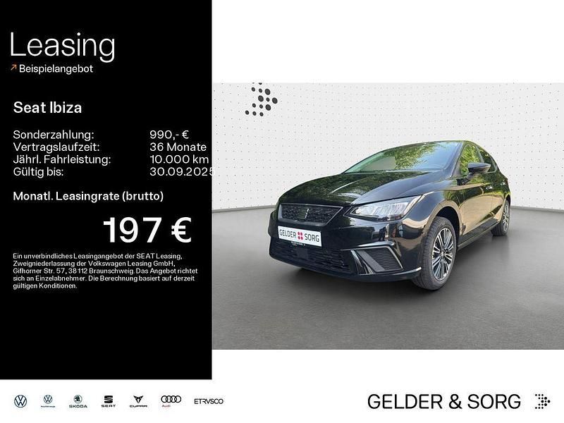 Midnight schwarz metallic Neu 2025 Seat Ibiza Limousine | 23.280 € (Guter Preis) - Bild 1/4