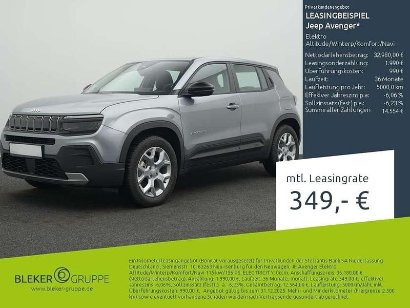 Gebraucht Jeep Avenger EV Altitude 114 kW (156 PS) 2025 Grau SUV