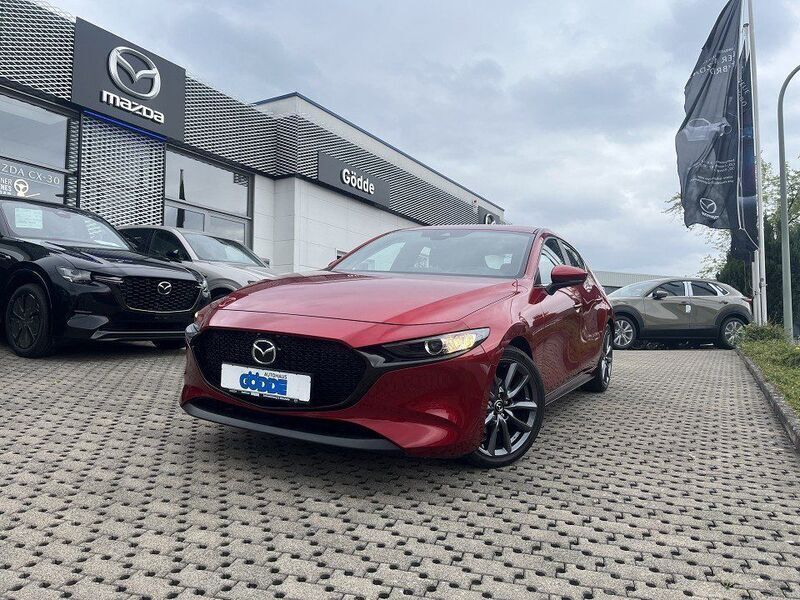 Rot Gebraucht 2019 Mazda 3 Selection Limousine | 19.850 € (Fairer Preis) - Bild 1/4