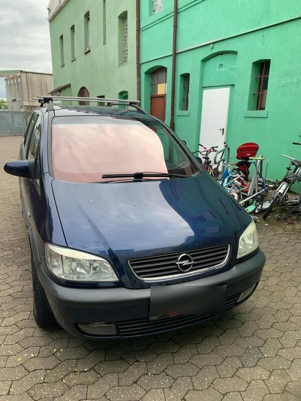 Blau Gebraucht 2001 Opel Zafira Van / Kleinbus | 1.200 € (Fairer Preis) - Bild 1/4