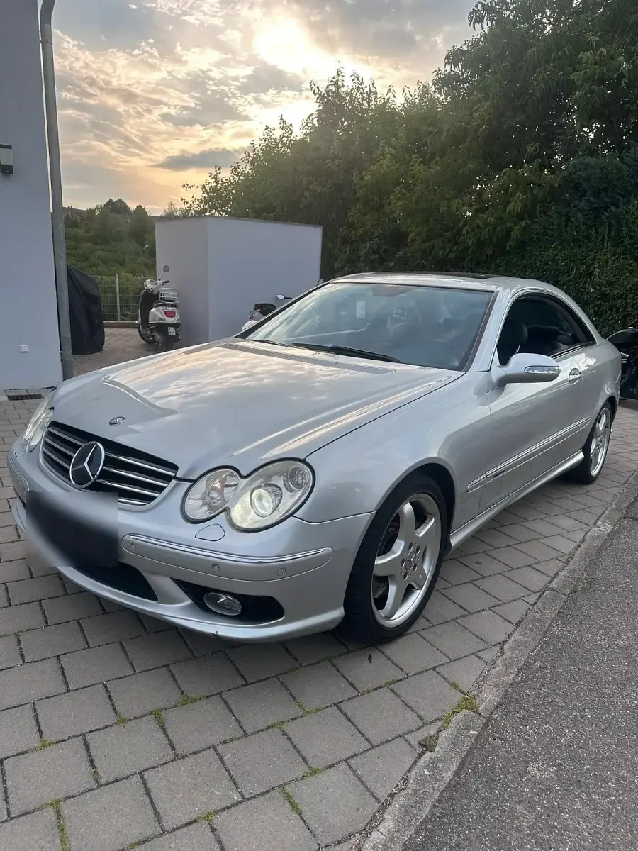 Gebraucht Mercedes CLK500 306 PS (225 kW) 2004 Silber Coupé