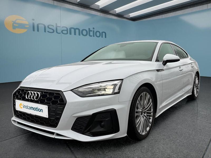 Weiß Gebraucht 2021 Audi A5 Sportback Kleinwagen | 27.199 € (Superpreis) - Bild 1/4