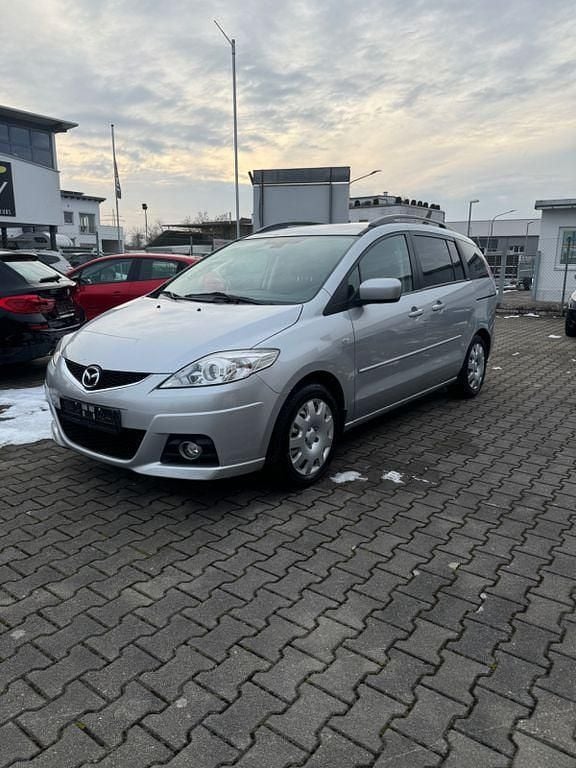 Silber Gebraucht 2008 Mazda 5 Exclusive Van / Kleinbus | 4.390 € (Fairer Preis) - Bild 1/4