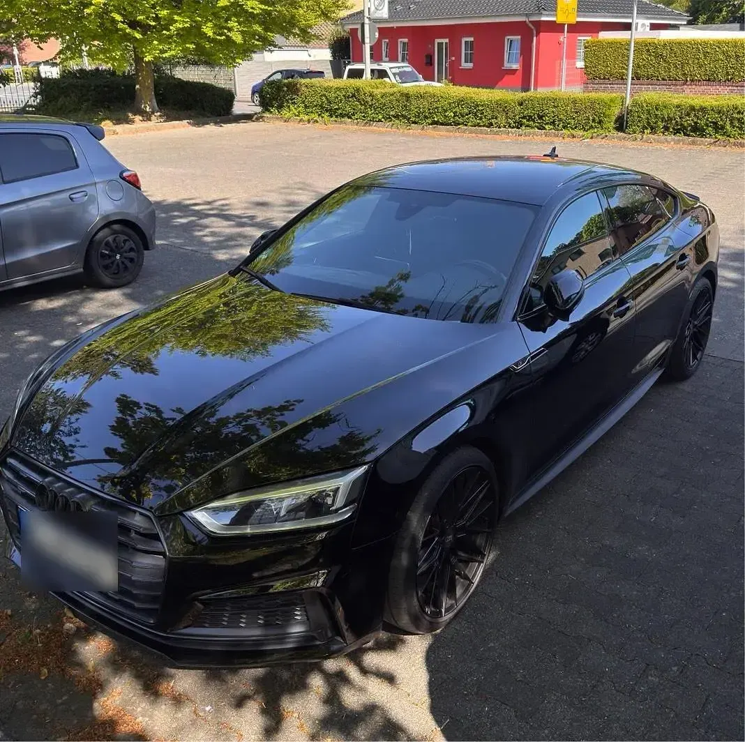Second-hand Audi A5 S-Line 218 CP (160 kW) 2017 Negru Coupe