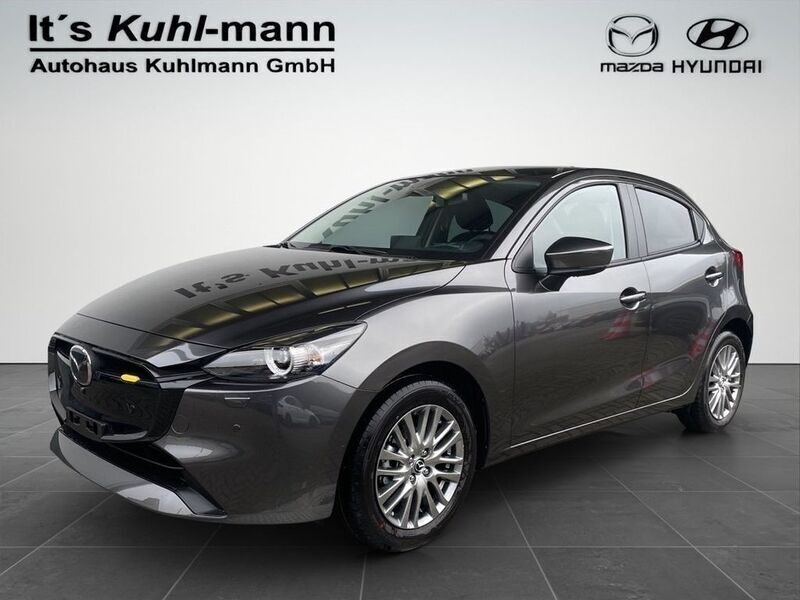 Machine gray Gebraucht 2023 Mazda 2 Exclusive-Line Kleinwagen | 20.900 € (Fairer Preis) - Bild 1/4