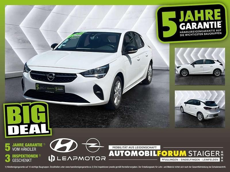 Jade weiss/arktis weiss Gebraucht 2021 Opel Corsa Edition Kleinwagen | 13.190 € (Fairer Preis) - Bild 1/4