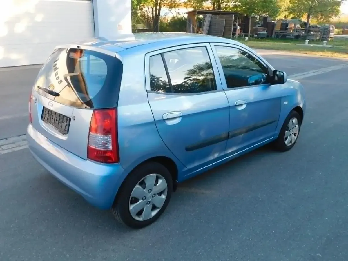 Gebraucht Kia Picanto 68 PS (50 kW) 2004 Blau Kleinwagen