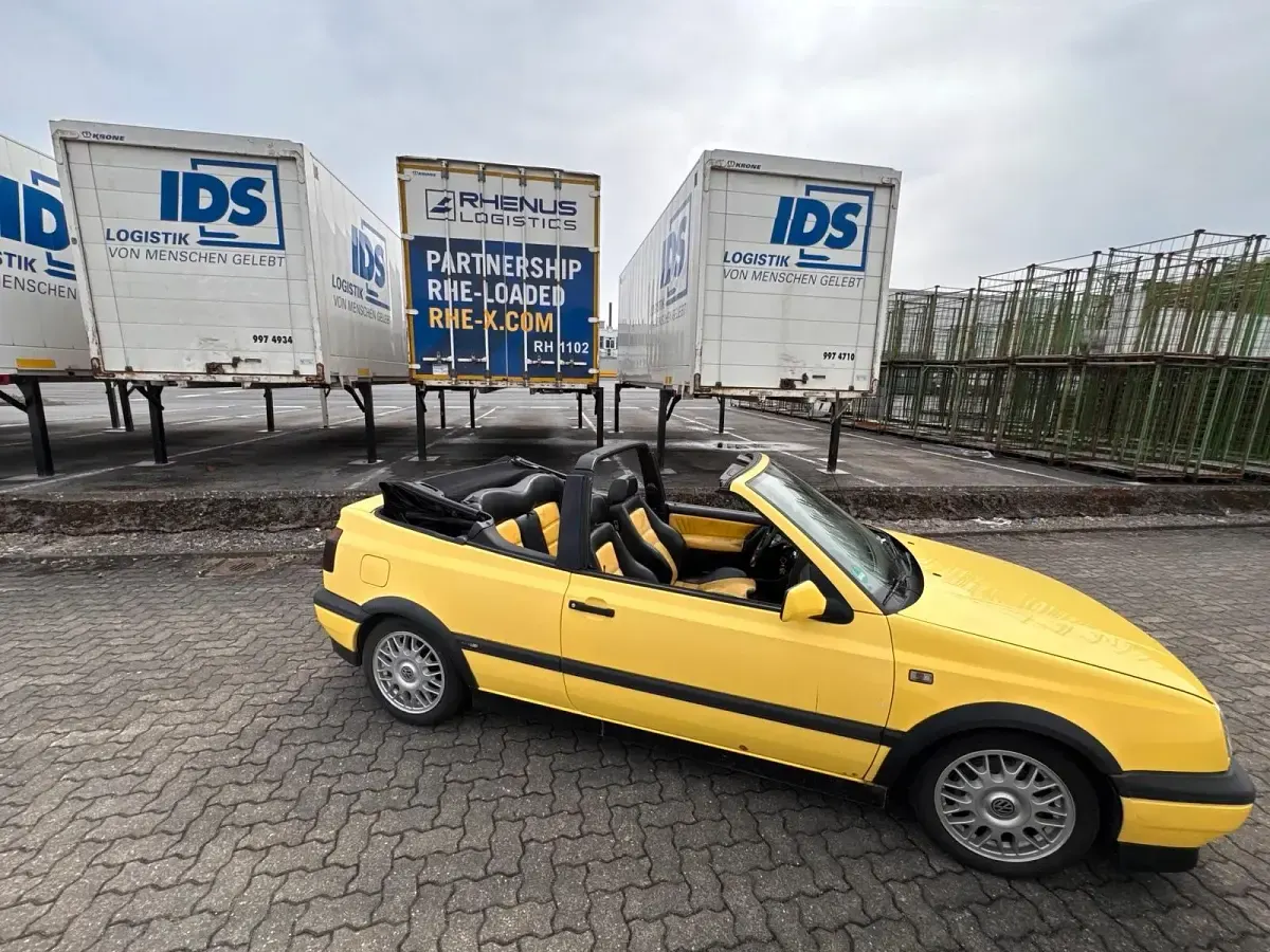 Gebraucht VW Golf Cabriolet Conceptline 91 PS (66 kW) 1995 Gelb Cabrio