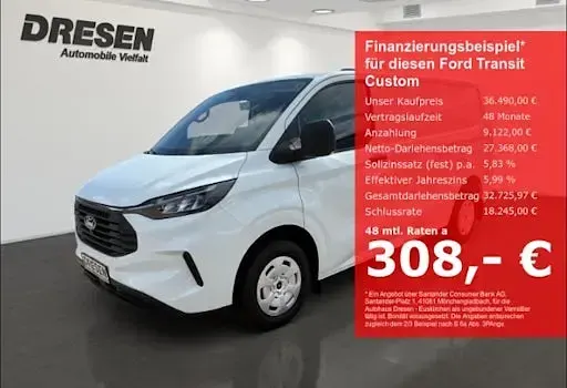 Neu Ford Transit Custom Trend 150 PS (110 kW) 2026 Weiss Van