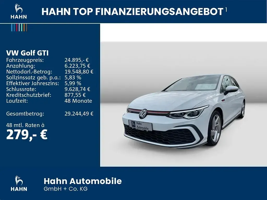 Gebraucht VW Golf VIII GTI 245 PS (180 kW) 2023 Pure white Limousine