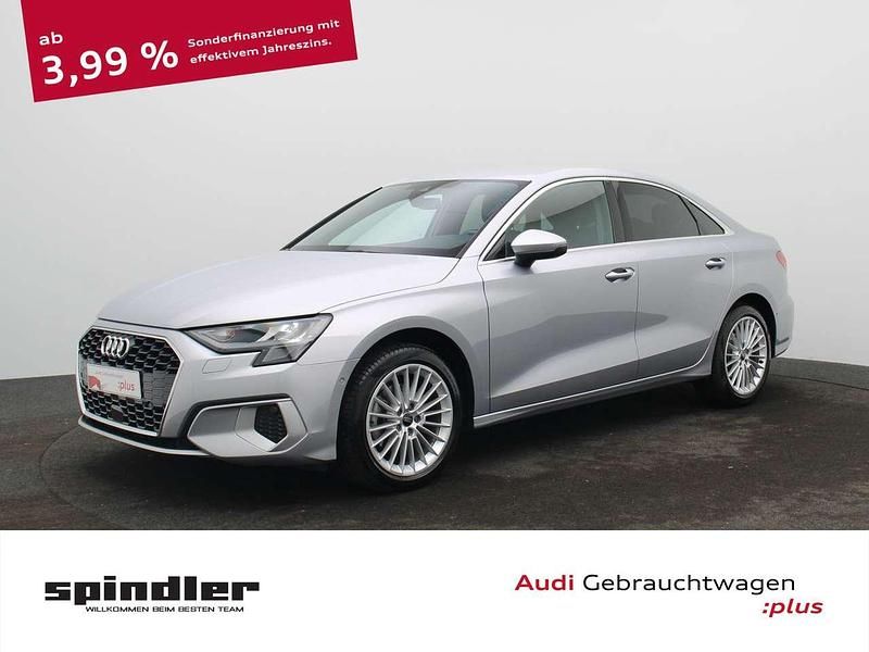 Florettsilber metallic Gebraucht 2024 Audi A3 Advanced Plus Limousine | 29.480 € (Superpreis) - Bild 1/4