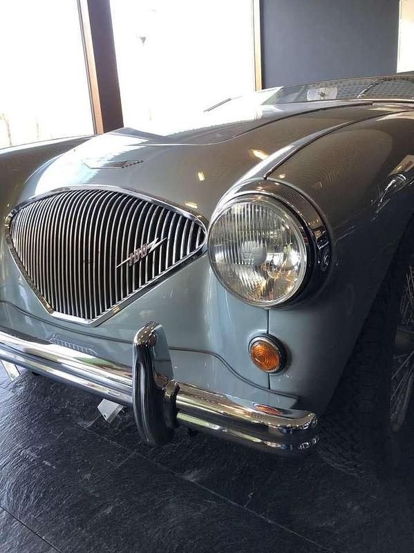 Brugt Austin Healey 100 90 HK (66 kW) 1954 Blå Cabriolet