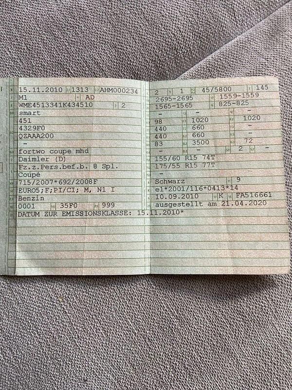 Gebraucht Smart ForTwo Coupé 71 PS (52 kW) 2010 Schwarz Coupé