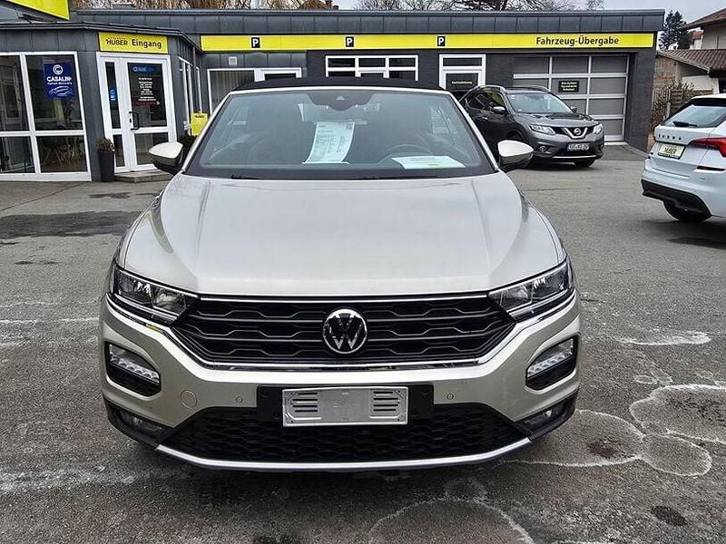 Silber Gebraucht 2021 VW T-Roc Cabriolet Cabrio | 19.999 € (Superpreis) - Bild 1/4