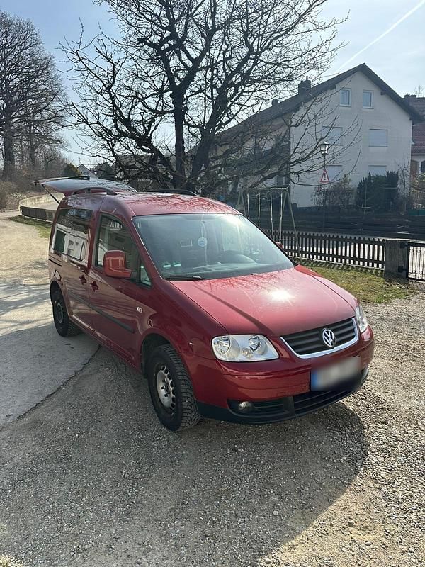 Gebraucht VW Caddy Life 102 PS (75 kW) 2007 Rot Van / Kleinbus