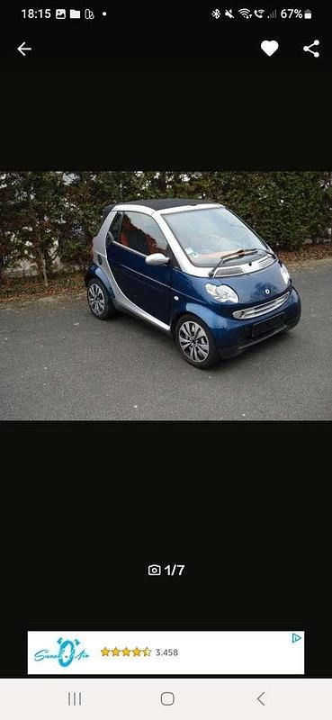 Gebraucht 2003 Smart ForTwo Cabrio Cabrio | 1.700 € (Fairer Preis) - Bild 1/4