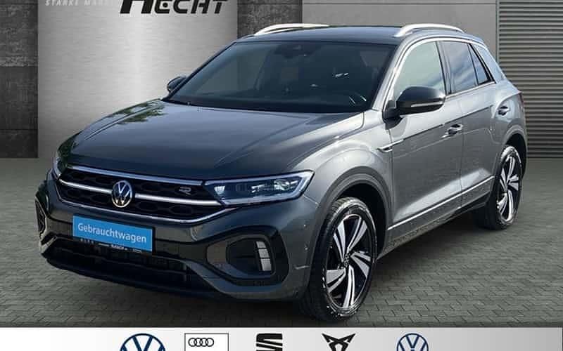 Grau Gebraucht 2022 VW T-Roc R-line SUV | 25.980 € (Guter Preis) - Bild 1/4