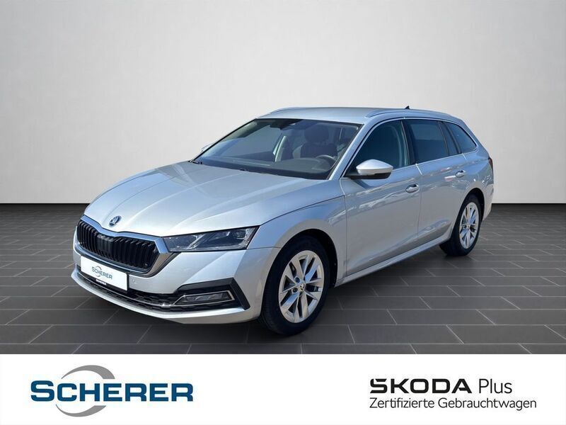 Brillantsilber metallic met. Gebraucht 2024 Skoda Octavia Style Kombi | 27.770 € (Guter Preis) - Bild 1/4