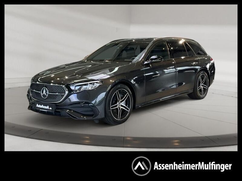 Grau Gebraucht 2024 Mercedes E220 AMG Limousine | 48.919 € (Superpreis) - Bild 1/2