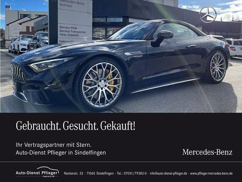 Schwarz Gebraucht 2023 Mercedes SL63 AMG Premium Plus Cabrio | 175.990 € - Bild 1/4