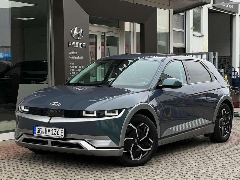 Digital teal / mic Gebraucht 2022 Hyundai Ioniq 6 Techniq Limousine | 33.990 € (Superpreis) - Bild 1/4