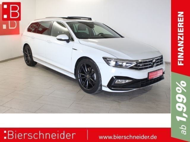 Weiss Gebraucht 2024 VW Passat R-line Kombi | 42.950 € (Teuer) - Bild 1/4