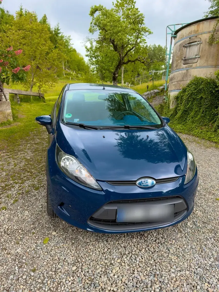 Gebraucht Ford Fiesta 60 PS (44 kW) 2010 Blau Kleinwagen